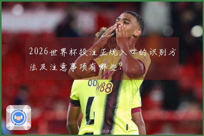 2026世界杯投注正规入口的识别方法及注意事项有哪些？
